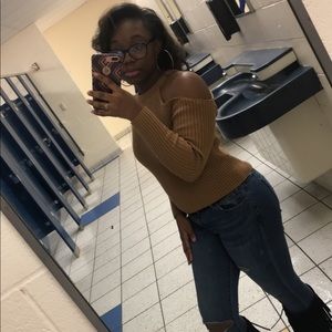 Forever 21 Sweater w/ Cutout Shoulders